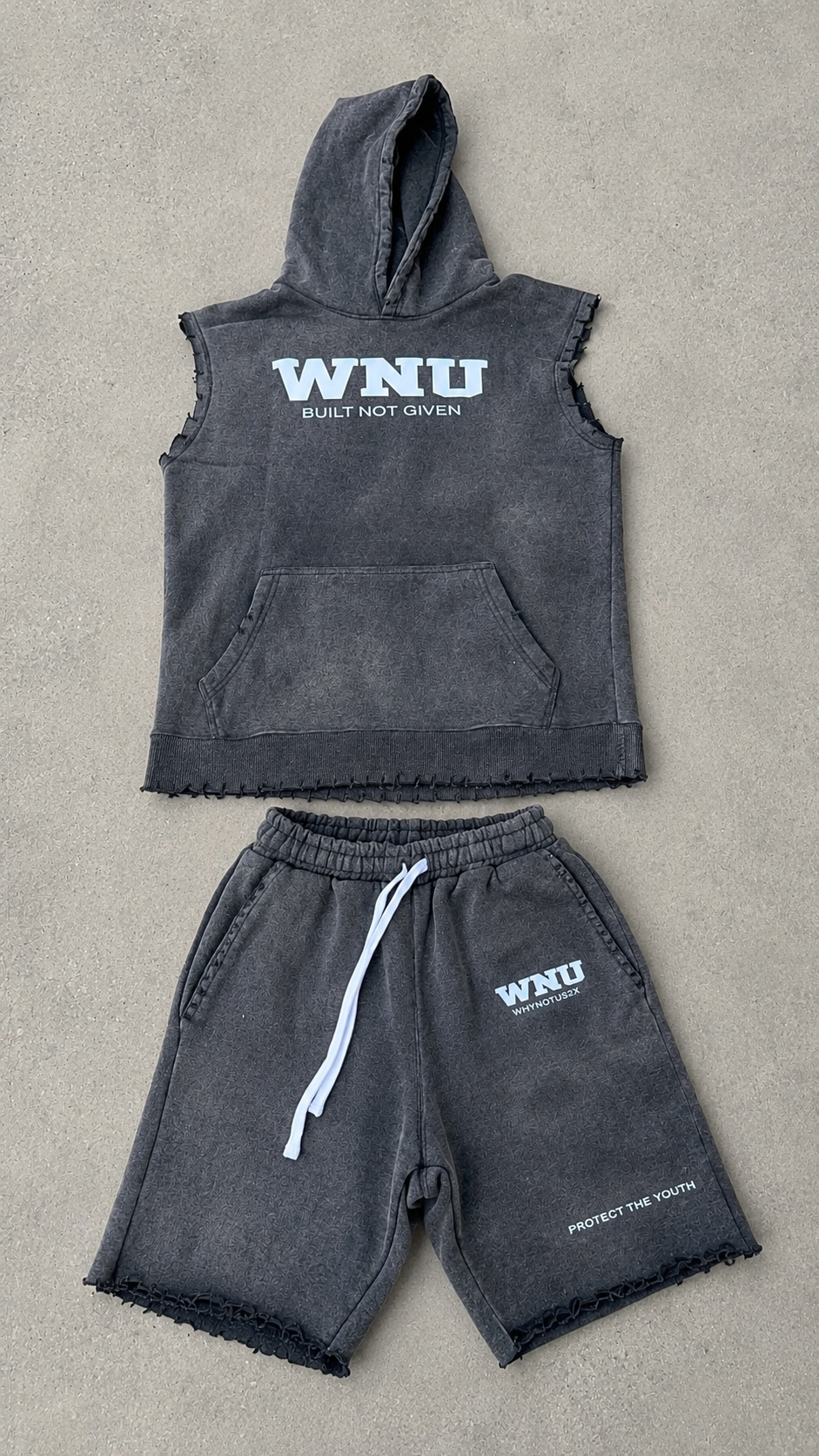 WNU Legacy Cut-Off Set - Gray Wash